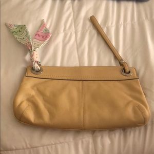 Tan Coach Clutch